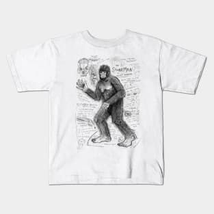 Stoneman Bigfoot Study Kids T-Shirt